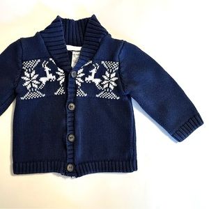 George. Dark Blue Sweater. 12-18 Months